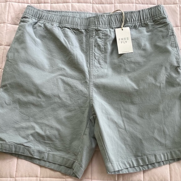 Free Fly Apparel Other - NEW Free Fly Apparel Men’s Stretch Canvas Shorts Bay Blue New With Tags Size XL